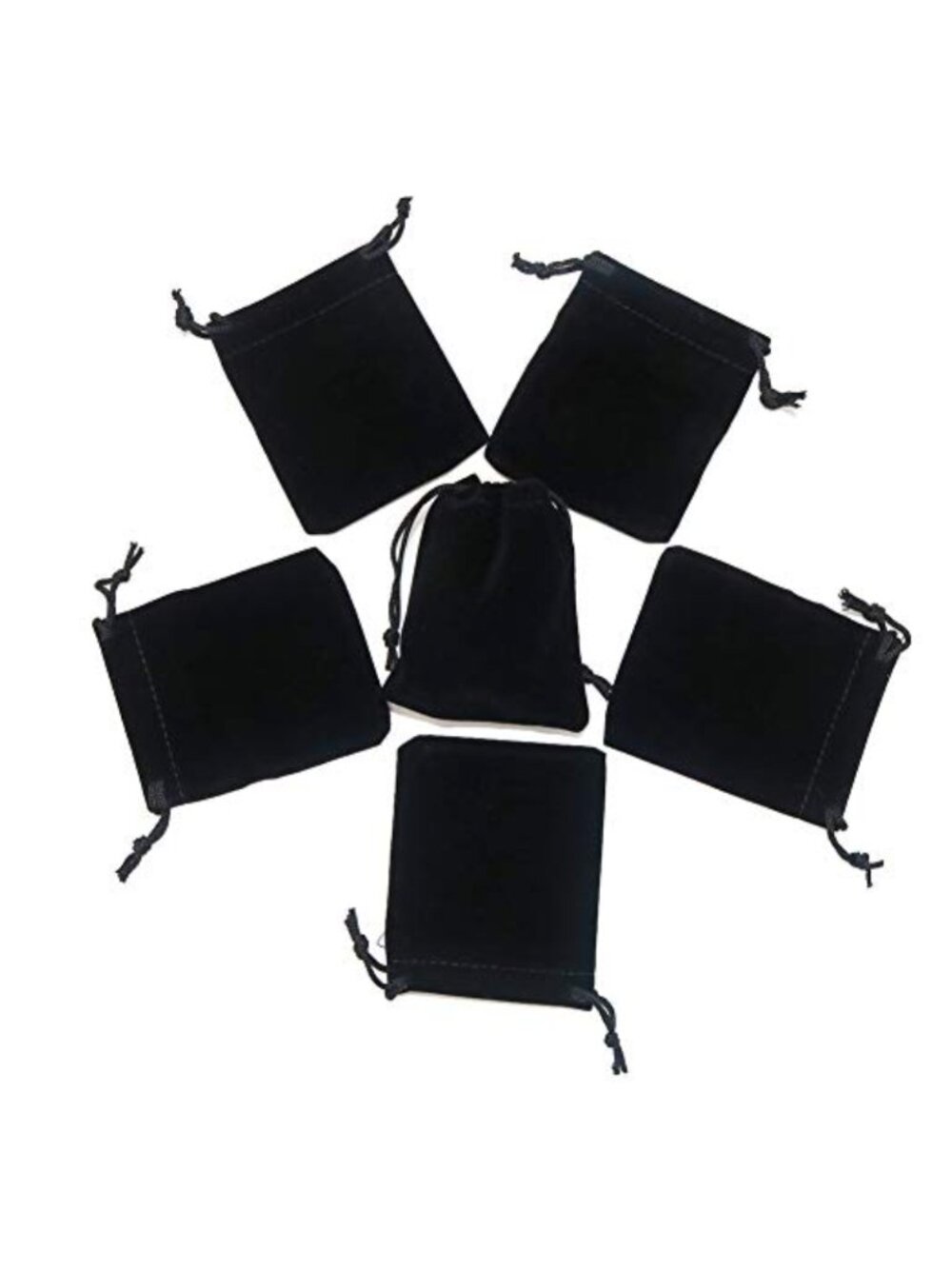 20pc Velvet Drawstring Pouches Jewelry Gift Bags Small 2.8x3.6